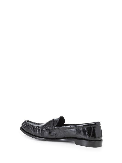 Eel skin moccasins SAINT LAURENT | 7668790WXAK1000